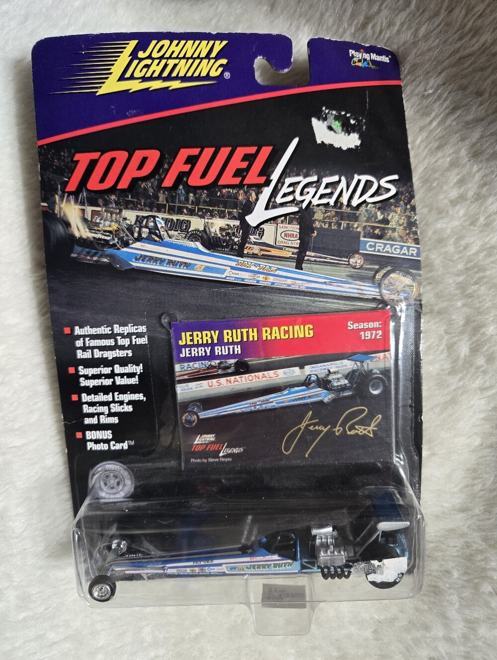 Johnny Lightning Top Fuel Legends Jerry Ruth Racing Car NIP